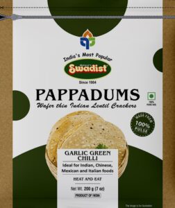 Garlic Green Chilli Papad